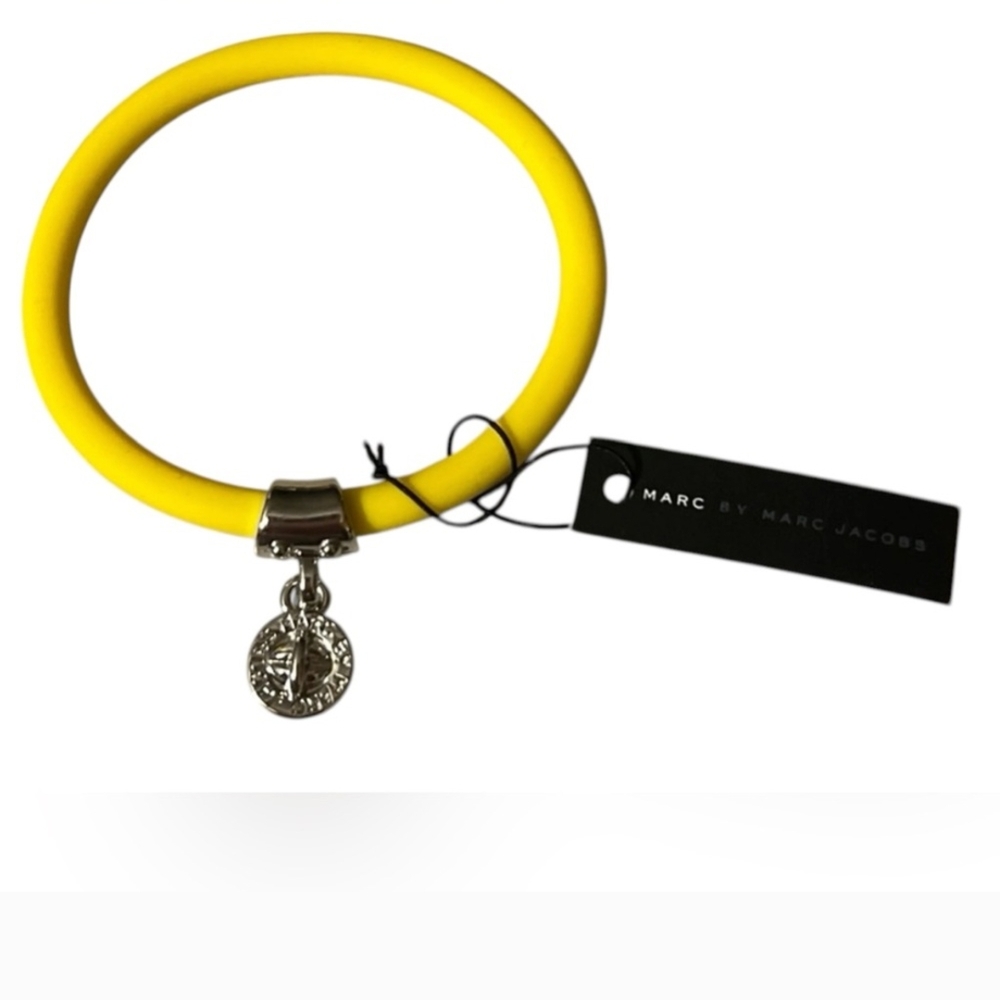 Marc by Marc Jacobs Yellow Bracelet with Silver Charm